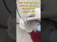 অন্ধ খাদ ঘূর্ণন সংযোগ স্লিপ রিং পাওয়ার এবং এনকোডার সংকেত একত্রিত করে