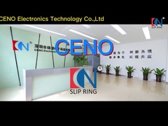 শিল্প অ্যাপ্লিকেশনের জন্য ফ্ল্যাঞ্জ সহ 1000M গিগাবিট ইথারনেট স্লিপ রিং