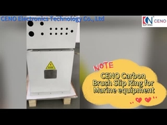 সামুদ্রিক অ্যাপ্লিকেশনের জন্য বাইন্ডিং পোস্ট সহ উচ্চ বর্তমান কার্বন ব্রাশ স্লিপ রিং IP54