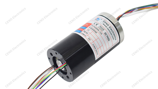 Compact Solid Shaft Slip Ring for 360 Degree Rotation