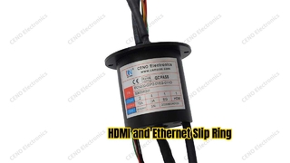 HDMI এবং গিগাবিট ইথারনেট ট্রান্সমিশনের জন্য হাইব্রিড স্লিপ রিং