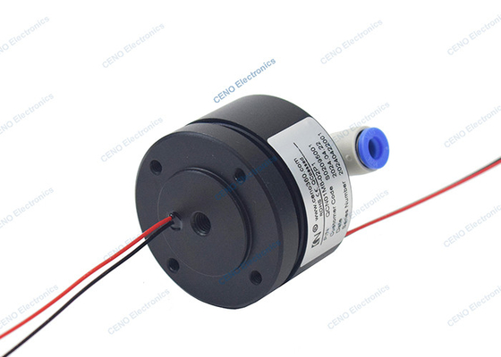 Ø6mm টব & -100KPa ~ 0.6MPa সঙ্গে 1 চ্যানেল গ্যাস ইন্টিগ্রেটেড বায়ুসংক্রান্ত ঘূর্ণন ইউনিয়ন