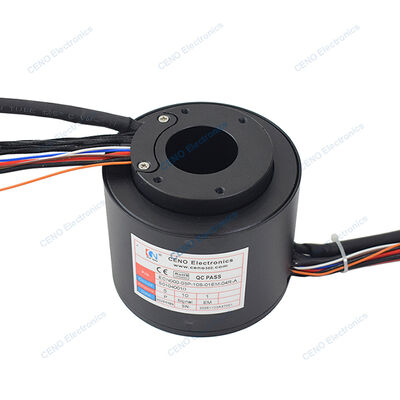 Low Temperature Ethernet Slip Ring with Electric Power for Industry Robot