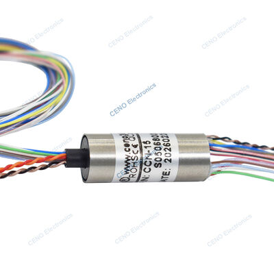 Low Temperature Capsule Slip Ring with Ethernet Signal for Drone or Robotic arm
