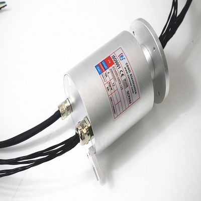 অন্ধ শাট রোটারি ইউনিয়ন 380VAC 40rpm হোল স্লিপ রিং এর মাধ্যমে