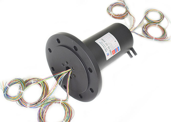 কাজের গতি 300rpm ইন্ডাস্ট্রিয়াল স্লিপ রিং 30x2A মূল্যবান ধাতু স্ক্রু দিয়ে ফিক্সড